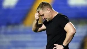 Karl Robinson’s Salford were held to a home draw by Newport (Nick Potts/PA)