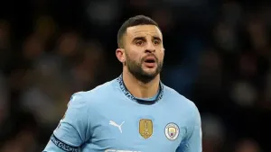 Kyle Walker wants to leave Manchester City, manager Pep Guardiola has revealed (Martin Rickett/PA)