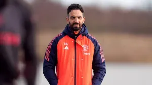 Ruben Amorim is closing in on his first signing as Manchester United head coach (Martin Rickett/PA)
