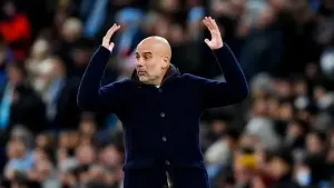 Pep Guardiola says the toughest domestic fixtures always fall between European games (Mike Egerton/PA)