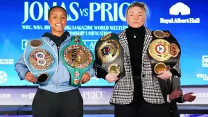 Natasha Jonas (left) has issued a warning to Lauren Price (Ben Whitley/PA)