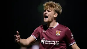 Cameron McGeehan header guides Northampton to win at Mansfield