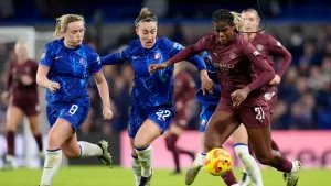 Women’s Super League rivals Manchester City and Chelsea will meet again in Europe (Adam Davy/PA)
