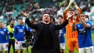 Barry Ferguson masterminded a rare away win for Rangers in the Old Firm derby (Andrew Milligan/PA)