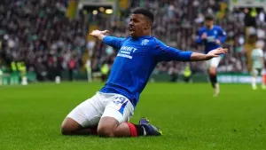 Rangers striker Hamza Igamane fired home late on (Andrew Milligan/PA)
