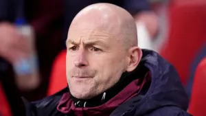 Lee Carsley saw his defence repeatedly breached (Adam Davy/PA)