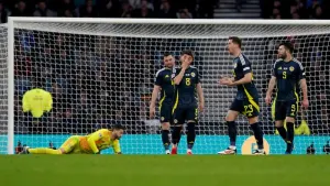 Scotland relegated from Nations League top tier after heavy defeat to Greece