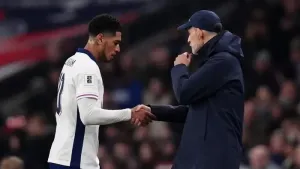 Thomas Tuchel says Jude Bellingham ‘lucky’ not to see red as England beat Latvia