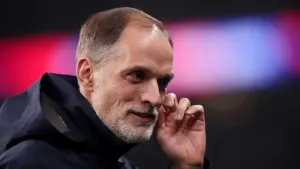 Thomas Tuchel’s England beat Latvia 3-0 to make it two wins from two (John Walton/PA)