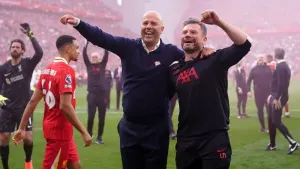 Arne Slot returns Jurgen Klopp compliment after winning title with Liverpool