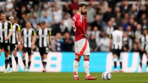 Bruno Fernandes vows Man Utd ‘will fight back’ against Lyon after Newcastle rout