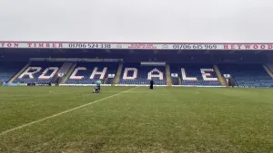 Devante Rodney at the double as Rochdale seal play-off spot in style