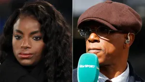 Eni Aluko and Ian Wright both work as football pundits (Adam Davy/Pedro Soares/PA)