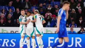 Newcastle boost Champions League bid as Leicester move step closer to relegation