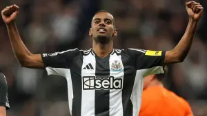 Alexander Isak was on target again (Owen Humphreys/PA)