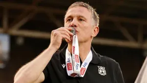 Phil Parkinson praises his Wrexham players after third successive promotion