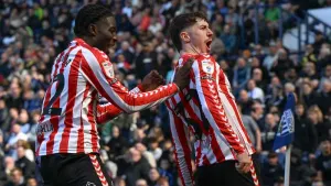 Trai Hume’s winner for Sunderland dents West Brom’s play-off hopes