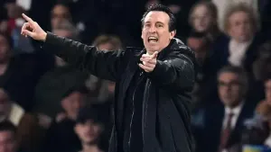 Unai Emery says PSG’s third goal does not change Villa’s task in second leg
