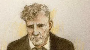 Court artist sketch by of Paul Doyle, 53, appearing at Liverpool Magistrates’ Court (Elizabeth Cook/PA)