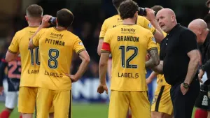 David Martindale reveals half-time talk that helped Livingston to promotion