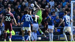 Everton draw with Ipswich in last Saturday afternoon game at Goodison Park