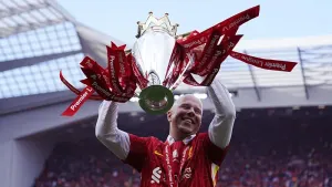 Liverpool head coach Arne Slot exceeded expectations by winning the title in his first season (Peter Byrne/PA)