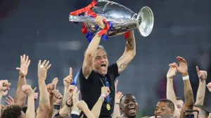 Luis Enrique ‘very emotional’ after Paris St Germain secure Champions League