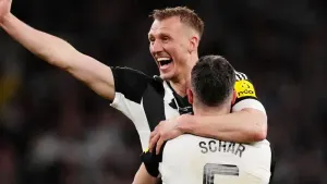 Newcastle’s Dan Burn: I’ll spend summer dreaming of Real, Barca and derbies