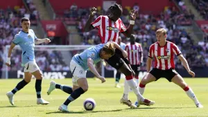 Southampton pass Derby’s record low after holding Man City to surprise draw