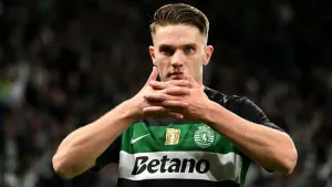 Sporting Lisbon striker Viktor Gyokeres faces disciplinary action from his club (Zed Jameson/PA).