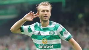 Benjamin Nygren’s brace helps Celtic to victory against Livingston