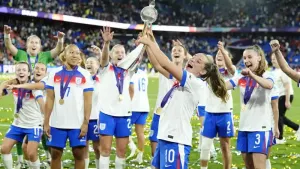 Ella Toone helped England clinch Euro 2025 glory on Sunday (Nick Potts/PA)