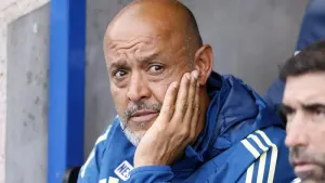 Nottingham Forest manager Nuno Espirito Santo during the pre-season friendly match at SMH Group Stadium, Chesterfield. Pictu