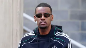 Alexander Isak is seeking a move away from Newcastle (Owen Humphreys/PA)