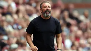 Derek McInnes suffered his first setback as Hearts boss (Scott Heppell/PA)