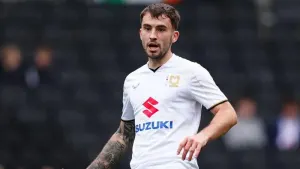 Luke Offord equalised for MK Dons (Mike Egerton/PA)