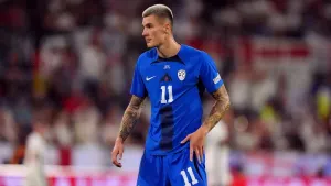 Slovenia striker Benjamin Sesko has been targeted by Manchester United to solve their shortcomings in front of goal (Bradley