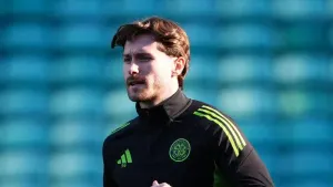 Anthony Ralston is back training at Celtic Park (Andrew Milligan/PA)