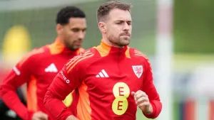 Captain Aaron Ramsey is back for Wales after a 13-month absence (David Davies/PA)