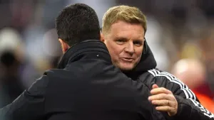 Eddie Howe calls for aggression as Newcastle bid to frustrate Arsenal again