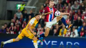 Norway’s Erling Haaland, had a good night (Cornelius Poppe/AP)