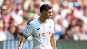 Goncalo Franco was on target for Swansea (Nigel French/PA)