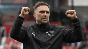 John Eustace sees ‘light at the end of the tunnel’ after point for Derby