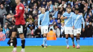 Manchester City toast Ricky Hatton with knockout victory over Manchester United