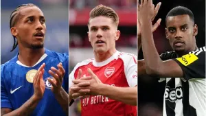 Joao Pedro, Viktor Gyokeres and Alexander Isak were among this summer’s big-money signings (Adam Davy/John Walton/PA)