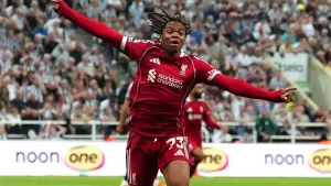 Seventeen-year-old Rio Ngumoha signs first professional contract at Liverpool