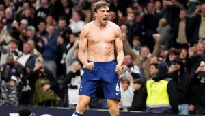 Tottenham rescued by Joao Palhinha’s stoppage-time equaliser against Wolves