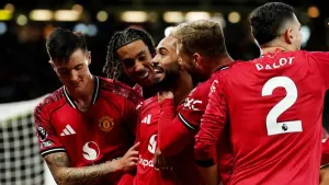 Bryan Mbeumo and Matheus Cunha help Man Utd beat Brighton for third win in a row