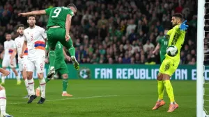 Evan Ferguson’s goal proved the difference (Niall Carson/PA).