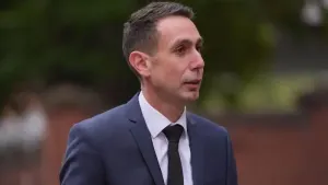 Former Premier League referee David Coote appeared at Nottingham Crown Court on Tuesday (Joe Giddens/PA)